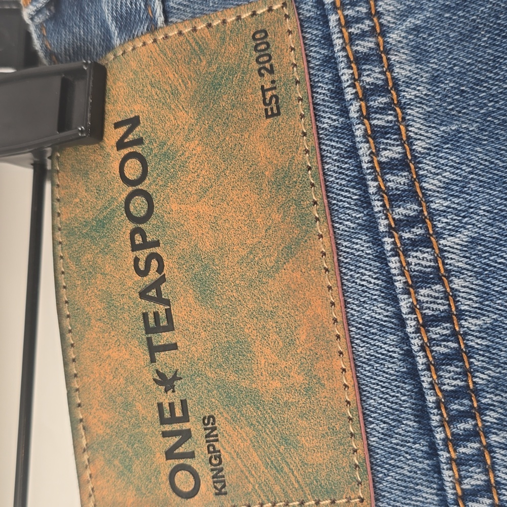 One Teaspoon Distressed Blue Jeans - Picture 10 of 14